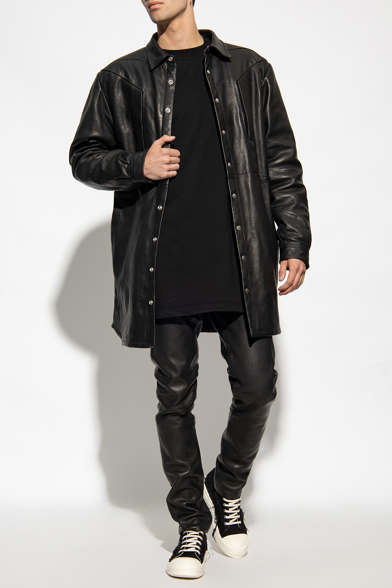 Rick Owens 'Jumbo' leather jacket | Men's Clothing | Vitkac